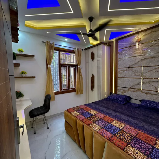 Fully Furnished 1st-Floor Builder Floor for Rent in Janakpuri C-6B Block - 80 Sq Yards
