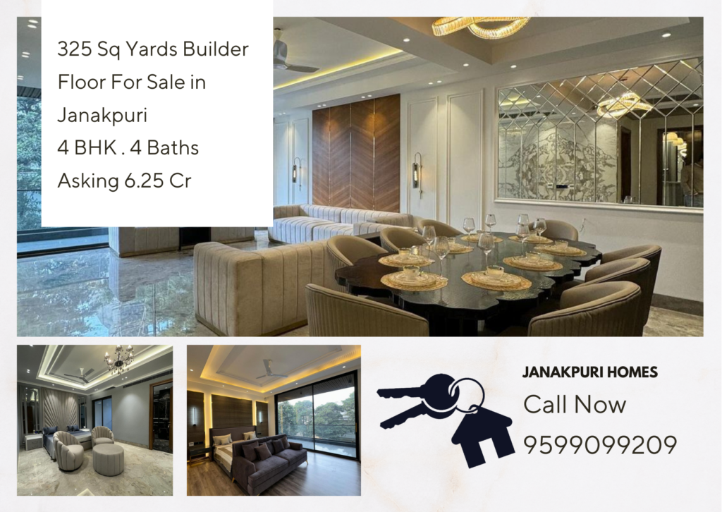Just Listed - 325 Gaj Builder Floor in C3 Block Janakpuri