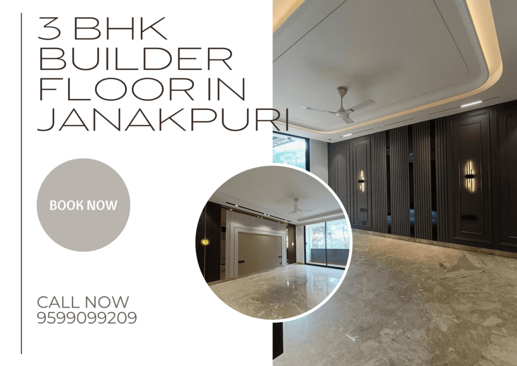 3 BHK Builder Floor in Janakpuri