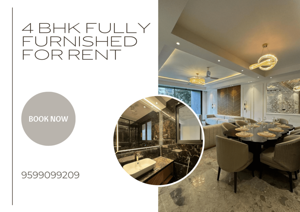 4 BHK Fully Furnished For Rent in Janakpuri