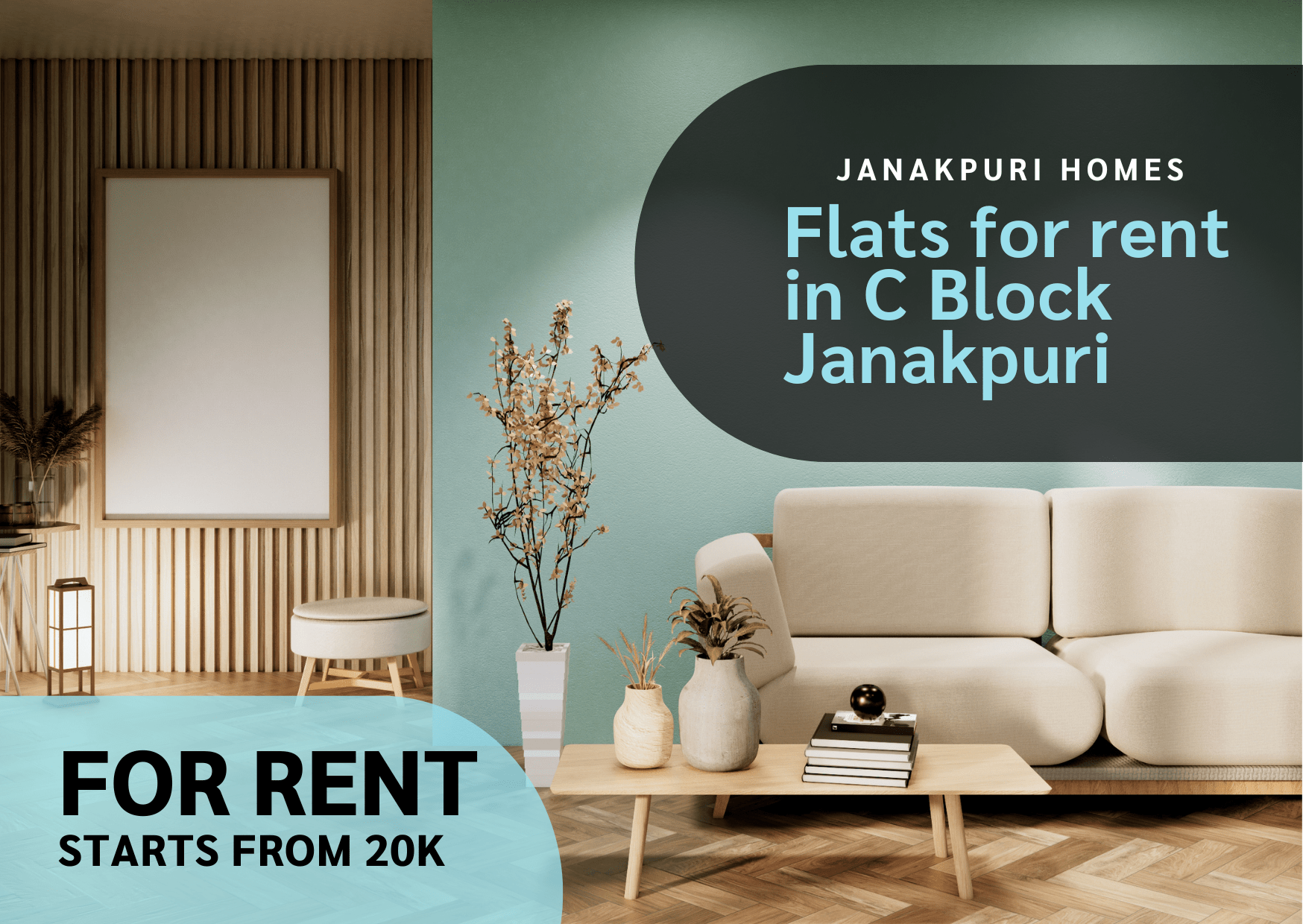 2 BHK Flats for rent in Janakpuri C-Block