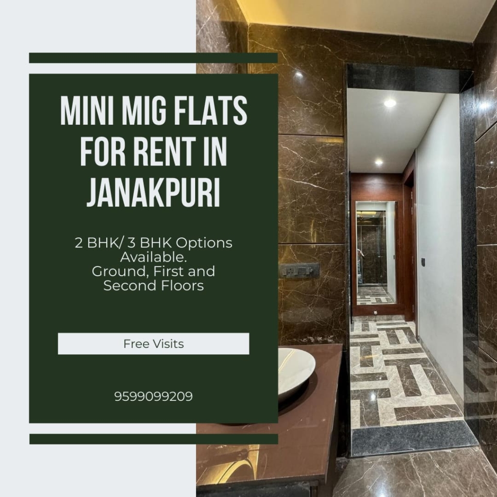Mini MIG Flats For Rent in Janakpuri