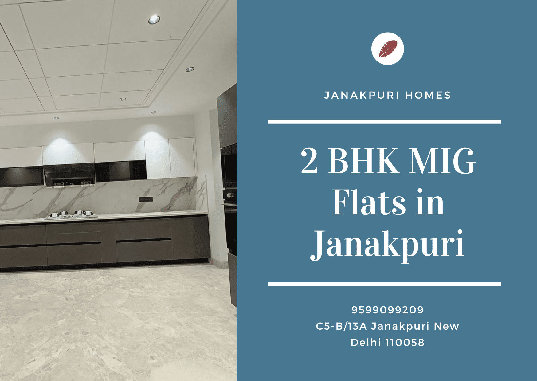 2 BHK MIG Flats in Janakpuri