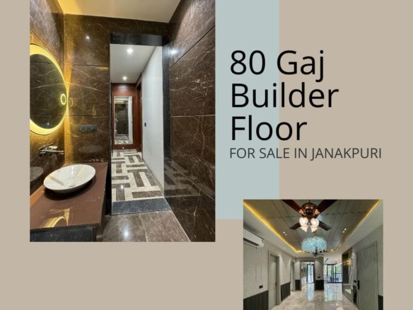 80 Gaj Builder Floor For Sale in Janakpuri