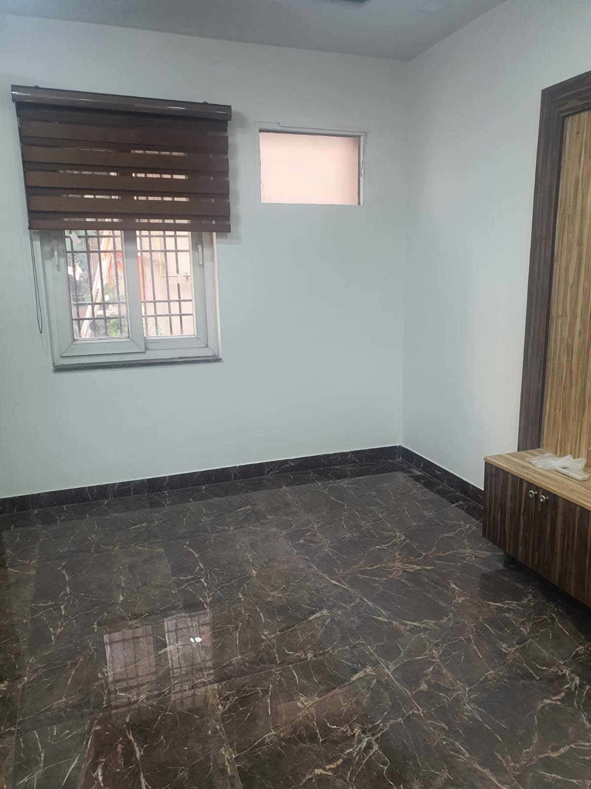 Front view of fully extended 4 BHK DDA MIG Flat on ground floor in C1A Block, Janakpuri
