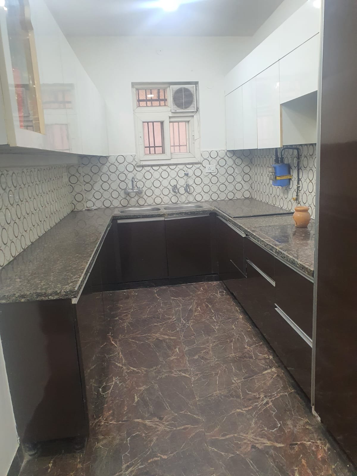 Front view of fully extended 4 BHK DDA MIG Flat on ground floor in C1A Block, Janakpuri
