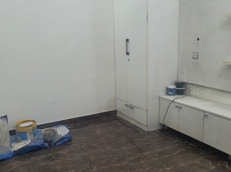Front view of fully extended 4 BHK DDA MIG Flat on ground floor in C1A Block, Janakpuri