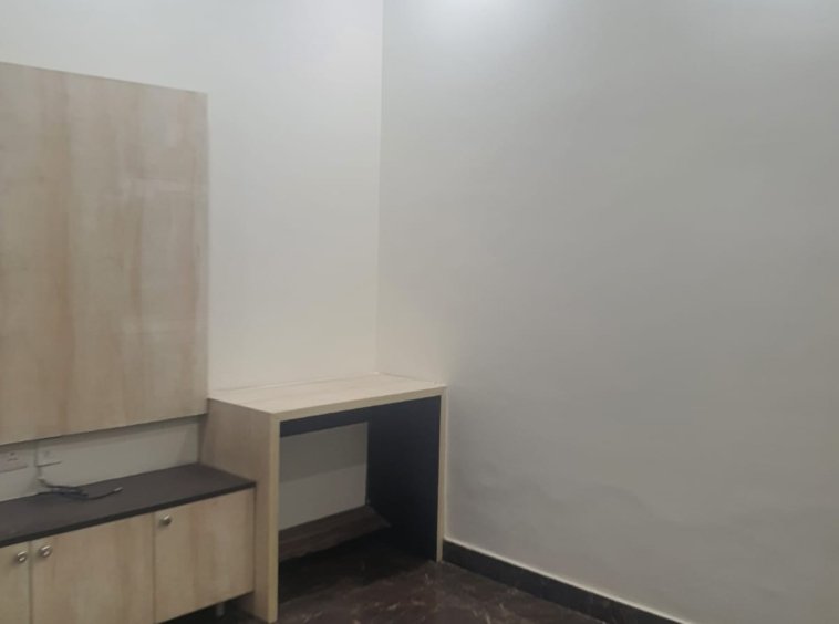 Front view of fully extended 4 BHK DDA MIG Flat on ground floor in C1A Block, Janakpuri
