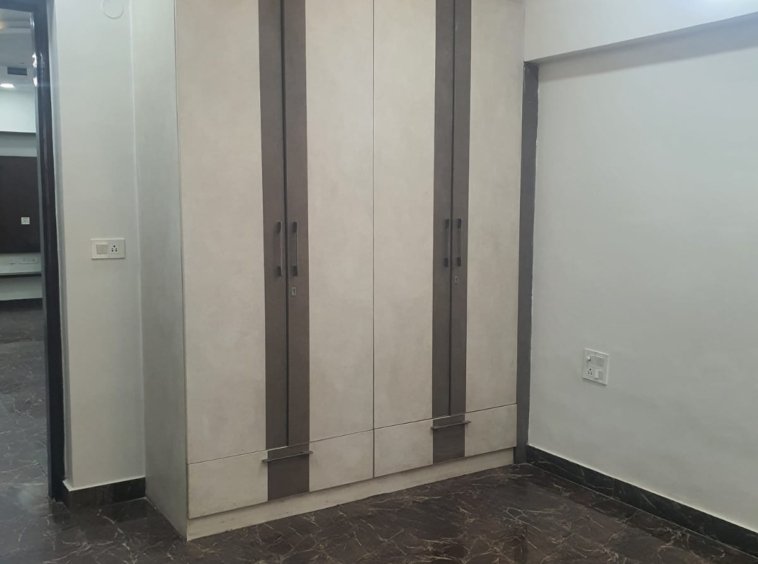 Front view of fully extended 4 BHK DDA MIG Flat on ground floor in C1A Block, Janakpuri