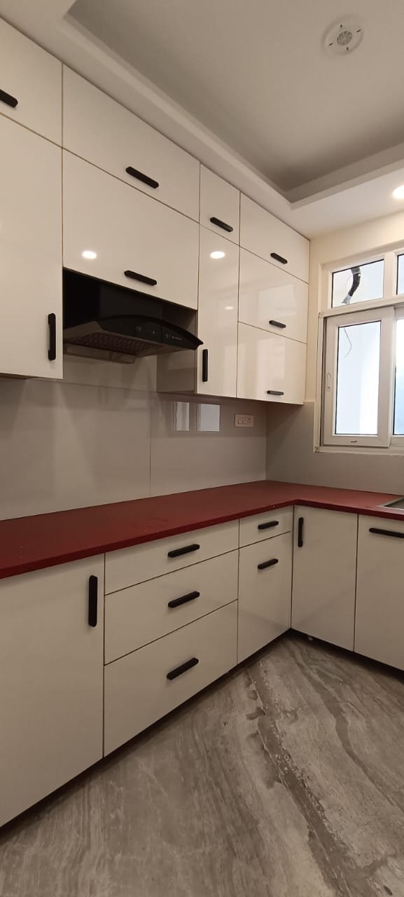 Newly built 3 BHK corner builder floor on upper ground with lift and car parking