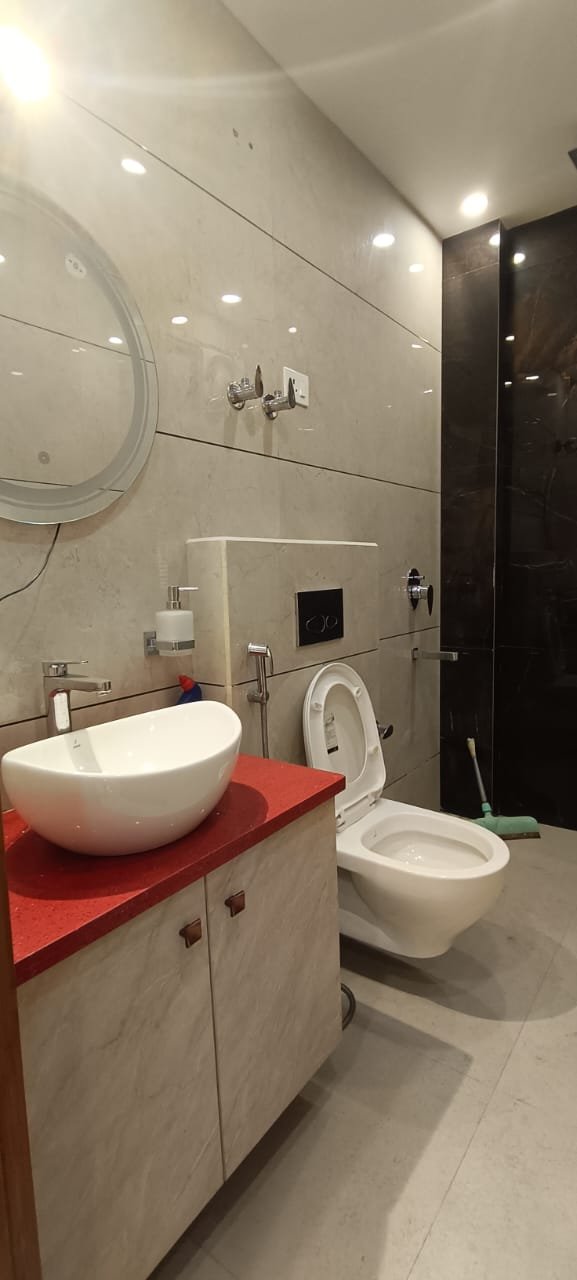 Newly built 3 BHK corner builder floor on upper ground with lift and car parking