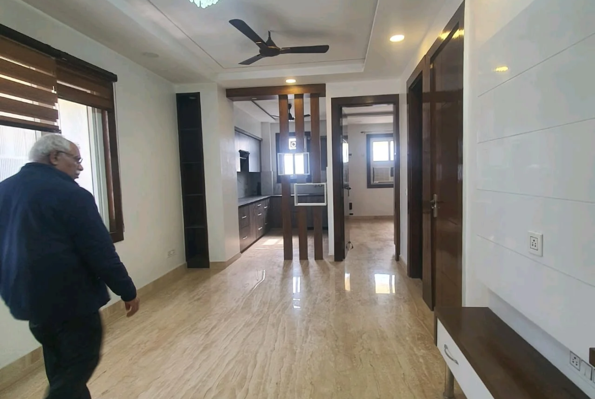 80 Gaj top-floor corner builder floor with 2 BHK on third floor and 1 BHK on roof in C4F Block Janakpuri.