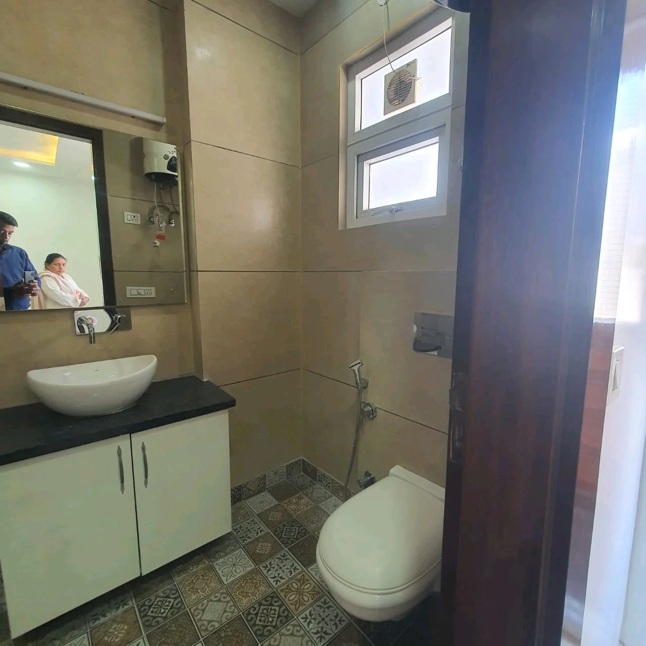 80 Gaj top-floor corner builder floor with 2 BHK on third floor and 1 BHK on roof in C4F Block Janakpuri.