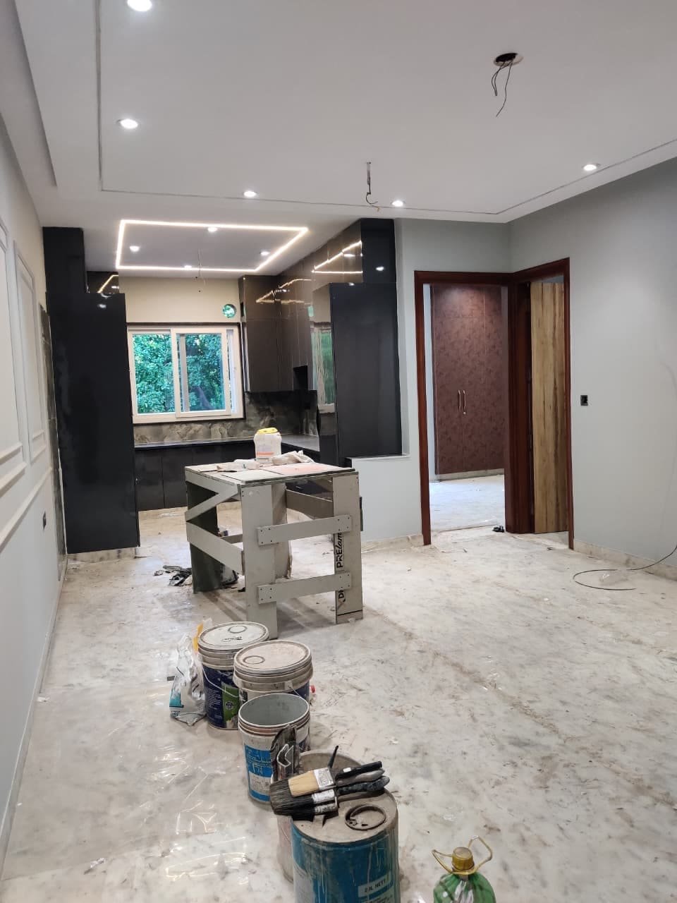 Park-facing 150 gaj newly built builder floor available for rent in the heart of C1 Block Janakpuri.