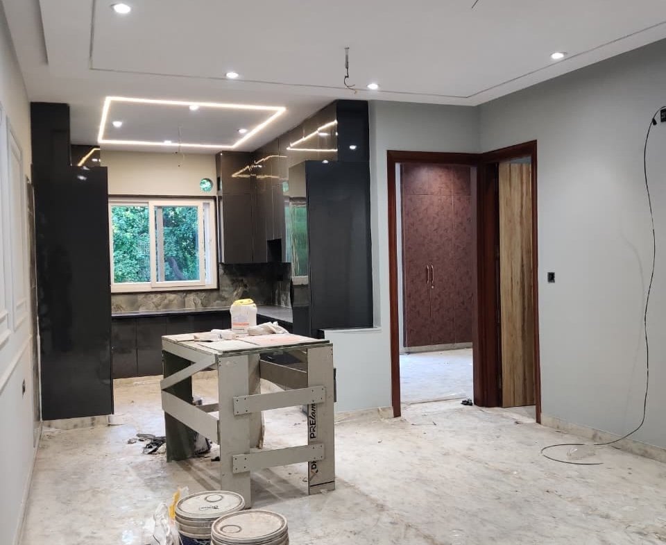 Park-facing 150 gaj newly built builder floor available for rent in the heart of C1 Block Janakpuri.