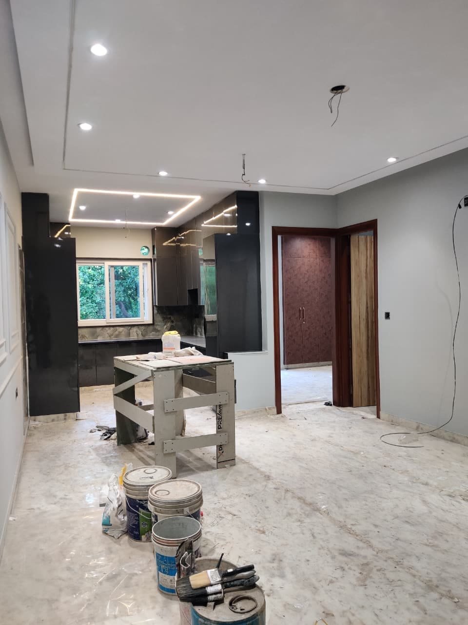 Park-facing 150 gaj newly built builder floor available for rent in the heart of C1 Block Janakpuri.
