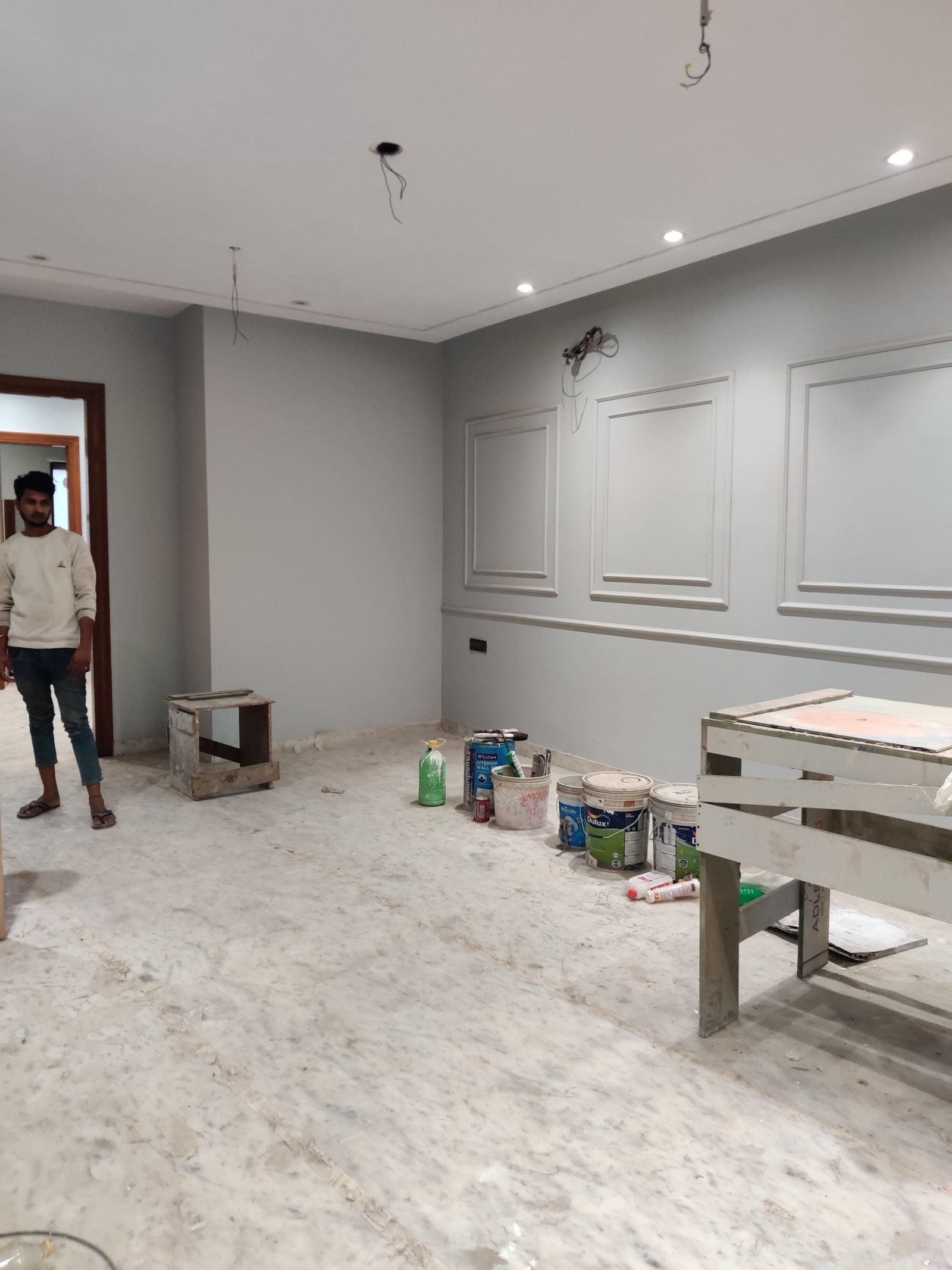 Park-facing 150 gaj newly built builder floor available for rent in the heart of C1 Block Janakpuri.